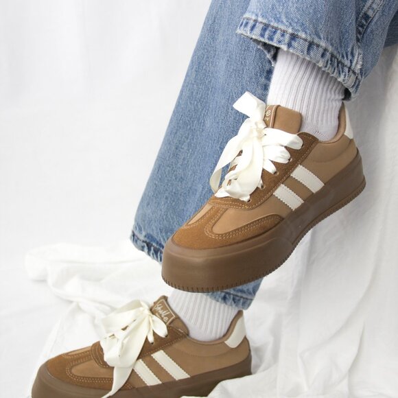 Platform Germany Army Sneakers, Womens' Trendy Stylish Comfortable Vintage - Picture 3 of 6